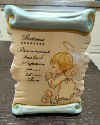 Lettera in ceramica per Battesimo