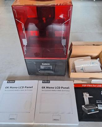 Elegoo Mars 4k MAX + accessori