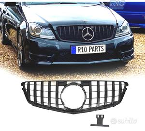 GRIGLIA MERCEDES W204 07-14 LOOK AMG GT NERO LUCID