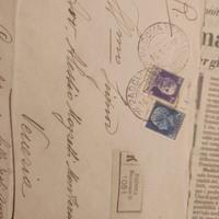 Busta viaggiata 1937 Padova – Venezia con francobo