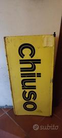 Cartello distributore Agip vintage 