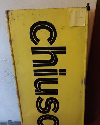 Cartello distributore Agip vintage 