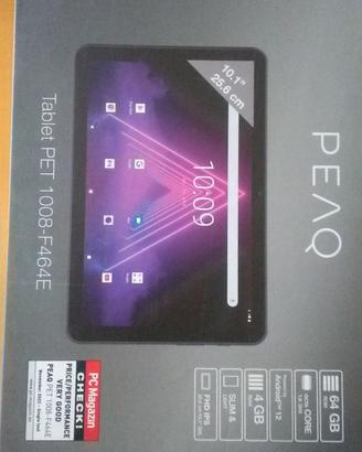 Tablet PEAQ 64GB octa core 10,1"  nuovo