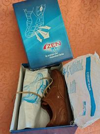 Scarpe uomo ZENAir Made in Italy noce con lacci 45