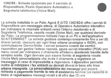 SCHEDA RISPONDITORE URMET PER AGORA' 6