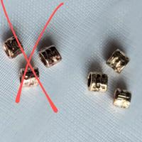 Granelli modello Dodo argento dorato