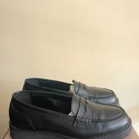 Mocassini Bottega Lotti Neri Donna Vera pelle