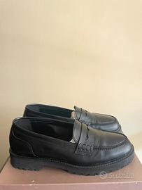 Mocassini Bottega Lotti Neri Donna Vera pelle