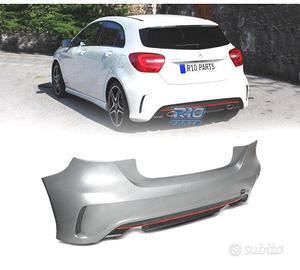 PARAURTI POSTERIORE MERCEDES A W176 12-15 LOOK AMG