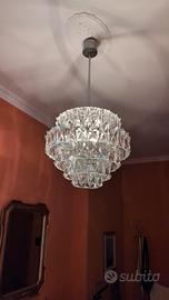 lampadario moderno in vetro di murano