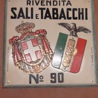 Insegna rara 1927 sali e tabacchi 