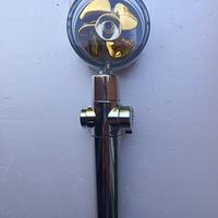 Soffione doccia alta pressione con ventola oro