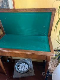 Tavolino antico da poker