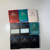 Memory Card rossa PS2 
