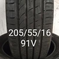 2 Pneumatici 205/55/16 91V