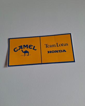 adesivo camel team lotus honda 