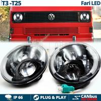 2 FARI LED 7'' Pollici PER VW Transporter T3 T25