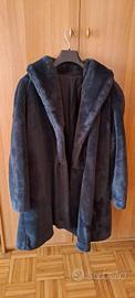 Cappotto di pelliccia ecologica taglia L