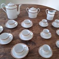 Servizio tazzine caffè e tè in porcellana