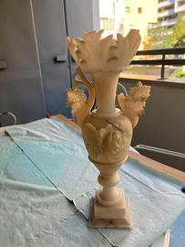 Vaso antico in alabastro del 1800