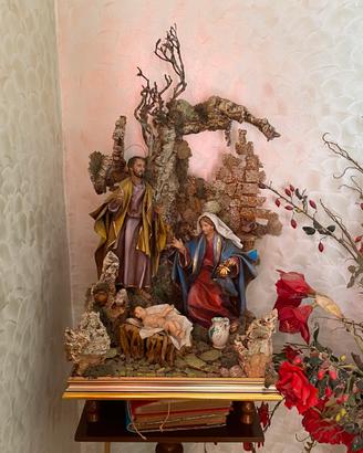 Presepe in carta pesta leccese