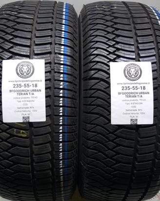 2 GOMME 235 55 18 BF GOODRICH A75145