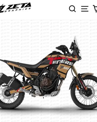 Kit adesivo grafiche yamaha Tenere 700 - 2019-2021