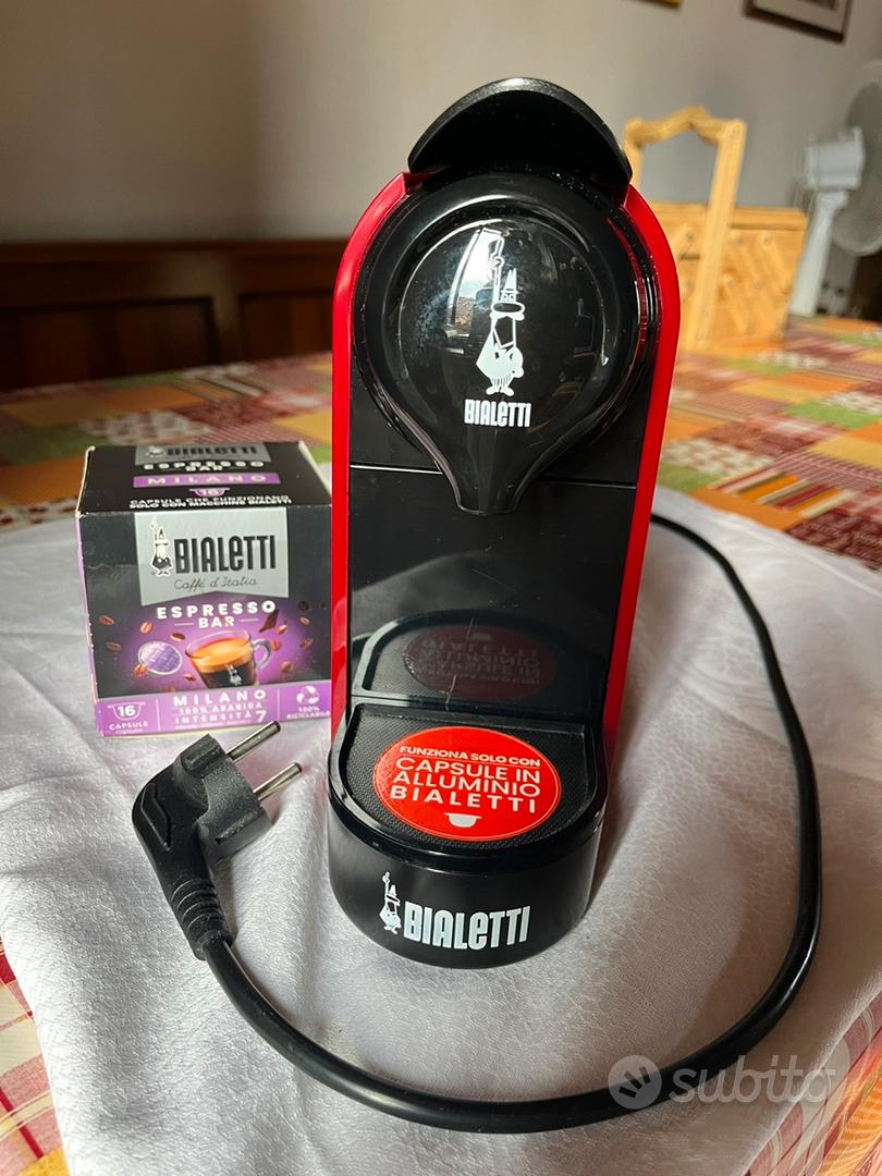 Macchina da Caffè Espresso Bialetti Super Rosso con 2 Box di