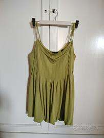 Canotta due strati verde acido 