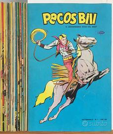 Pecos Bill - Lotto 20 copie con poster - 1978