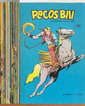 Pecos Bill - Lotto 20 copie con poster - 1978