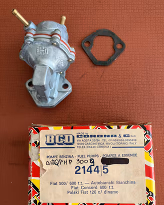 Pompa carburante per Fiat 500 e 600