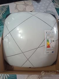 Plafoniera in Vetro Luci Led