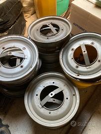4 Cerchi cerchioni ferro fiat 500 L F storica