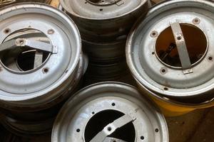 4 Cerchi cerchioni ferro fiat 500 L F storica