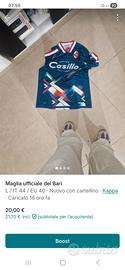 maglie ufficiali del Bari 