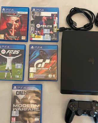 Play 4 + joystick originale + giochi