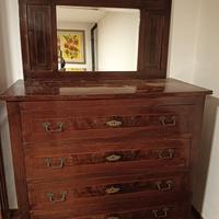 Tris mobili vintage noce/radica 