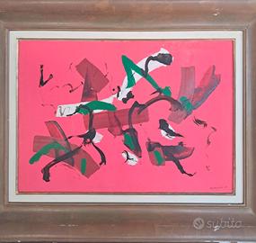 Montanarini,50x70,olio su carta intelata.Autentica