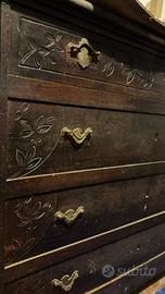 Cassettiera in legno