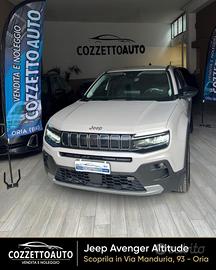 Jeep Avenger 1.2 Turbo 100 CV Altitude garanzia Je