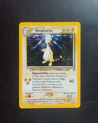 Carta Pokémon Ampharos holo rara 1/111 ita