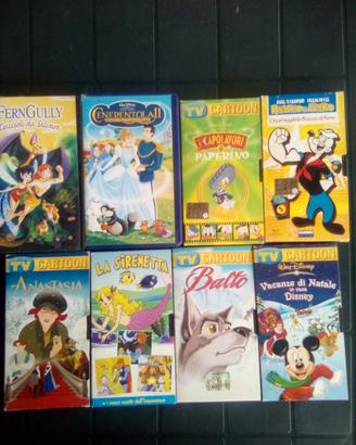 Videocassette e dvd per bambini