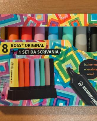 Set Evidenziatori STABILO BOSS Original (8 Pezzi)