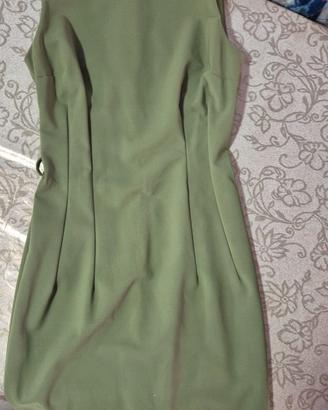 Completo tubino verde Epsom e giacca