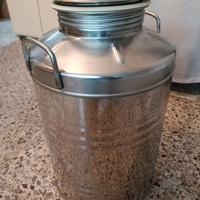 Fusto per olio da 50 litri acciaio inox