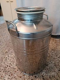Fusto per olio da 50 litri acciaio inox