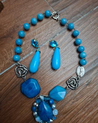 collana e orecchini sodini 