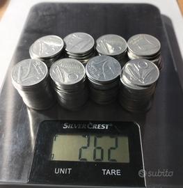 Monete Repubblica Italiana vari anni oltre 250 gr.