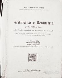 antico libro di aritmetica e geometria 